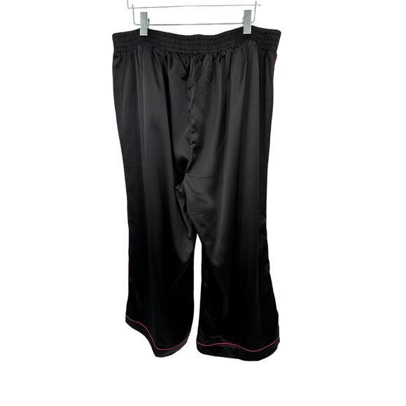 Torrid pants women's 3R high rise wide leg satin pull on elastic waist black NEW - Picture 5 of 9